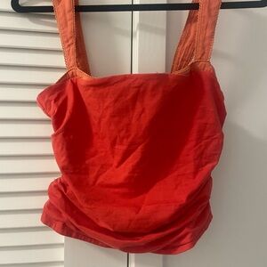 Free People Orange Tank